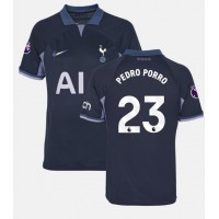 Fotballdrakt Herre Tottenham Hotspur Pedro Porro #23 Bortedrakt 2023-24 Kortermet